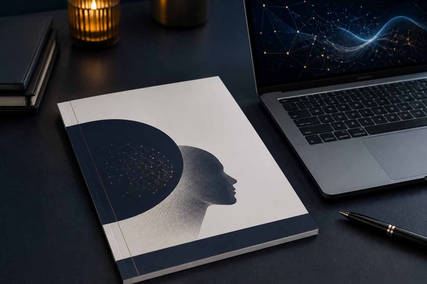 Premium AI Blind Spots report on an executive desk
